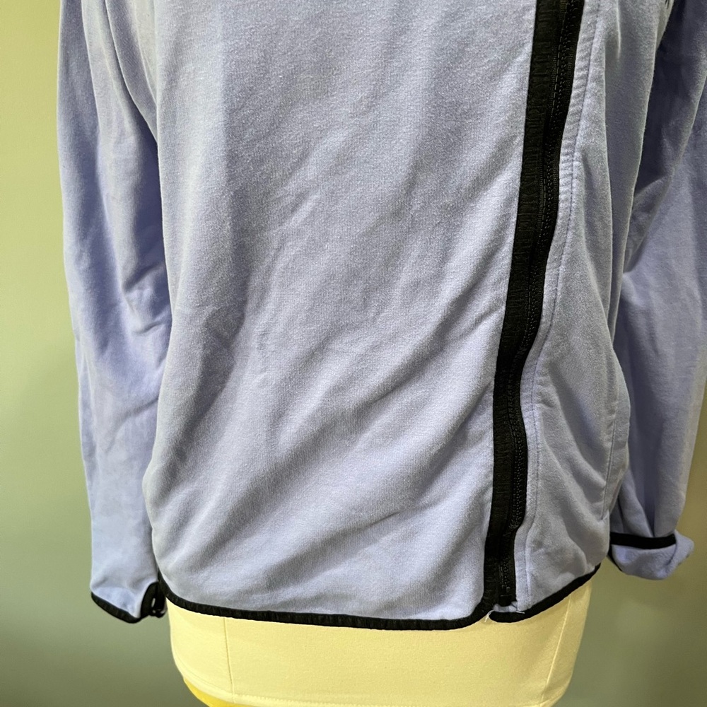 Victoria’s Secret PINK Asymmetrical‎ Full Zip Jacket Hoodie Lavender - Picture 4 of 9